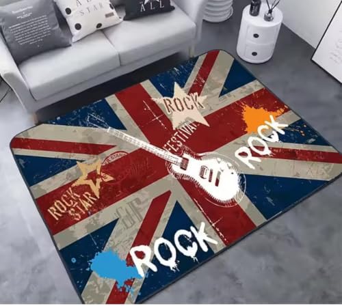 JIAOJING Musikserie Bedruckter Teppich Musik Home Bar Dekoration Fußmatte Teppiche Für Wohnzimmer Teppiche Für Schlafzimmerbereich Teppich 160X280Cm JIAOJING Musikserie Bedruckter Teppich Musik Home Bar Dekoration Fußmatte Teppiche Für Wohnzimmer Teppiche Für Schlafzimmerbereich Teppich 160X280Cm von JIAOJING