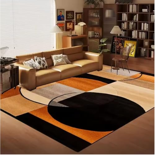 JIAOJING Nordische Geometrie Schlafzimmer Teppich Für Wohndekoration Wohnzimmer Küche rutschfeste Matte Hotel Sofa Couchtisch Teppiche 80X150Cm von JIAOJING