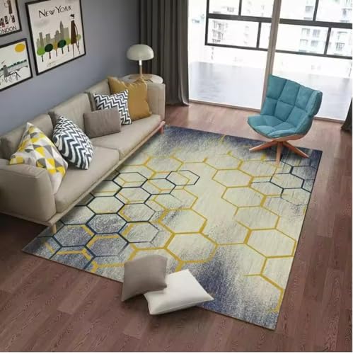 JIAOJING Nordische Tusche Malerei Schlafzimmer Teppich Für Wohnkultur Wohnzimmer Flur Küche rutschfeste Matte Hotel Sofa Couchtisch Teppiche 80X120Cm JIAOJING Nordische Tusche Malerei Schlafzimmer Teppich Für Wohnkultur Wohnzimmer Flur Küche rutschfeste Matte Hotel Sofa Couchtisch Teppiche 80X120Cm von JIAOJING