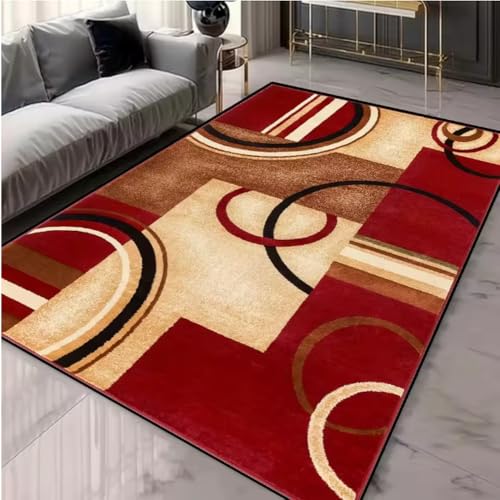 JIAOJING Nordischer Stil Kontrast Geometrischer Designer Teppich Einfacher Teppich Wohnzimmer Schlafzimmer Flanell Matte Home Decoration 160X230Cm JIAOJING Nordischer Stil Kontrast Geometrischer Designer Teppich Einfacher Teppich Wohnzimmer Schlafzimmer Flanell Matte Home Decoration 160X230Cm von JIAOJING