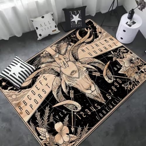 JIAOJING Ouija Board Lange Teppiche Nordischer Stil Home Fußmatte Badezimmer-Wc Matten Schlafzimmer Nachttisch Teppiche 160X230Cm JIAOJING Ouija Board Lange Teppiche Nordischer Stil Home Fußmatte Badezimmer-Wc Matten Schlafzimmer Nachttisch Teppiche 160X230Cm von JIAOJING