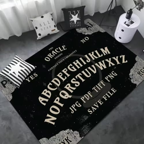 JIAOJING Ouija Board Lange Teppiche Nordischer Stil Home Fußmatte Badezimmer-Wc Matten Schlafzimmer Nachttisch Teppiche 80X120Cm JIAOJING Ouija Board Lange Teppiche Nordischer Stil Home Fußmatte Badezimmer-Wc Matten Schlafzimmer Nachttisch Teppiche 80X120Cm von JIAOJING