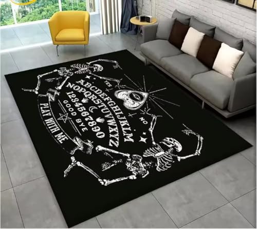 JIAOJING Ouija Tarot Hexerei Gothic Bereich Teppich, Teppich Für Wohnzimmer Schlafzimmer Sofa Fußmatte Dekoration rutschfeste Bodenmatte 50X80Cm JIAOJING Ouija Tarot Hexerei Gothic Bereich Teppich, Teppich Für Wohnzimmer Schlafzimmer Sofa Fußmatte Dekoration rutschfeste Bodenmatte 50X80Cm von JIAOJING