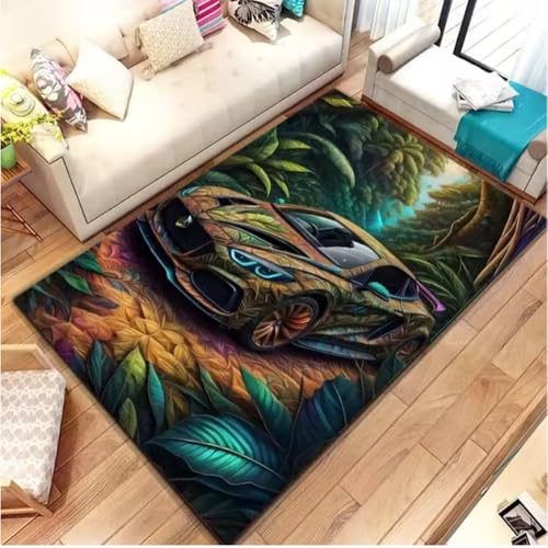 JIAOJING Rennwagen Muster Kunstwerk Teppich Schlafzimmer Wohnzimmer Teppich Für Küche Fußmatten Home Decor rutschfeste Bodenpad Matte 80X150Cm JIAOJING Rennwagen Muster Kunstwerk Teppich Schlafzimmer Wohnzimmer Teppich Für Küche Fußmatten Home Decor rutschfeste Bodenpad Matte 80X150Cm von JIAOJING