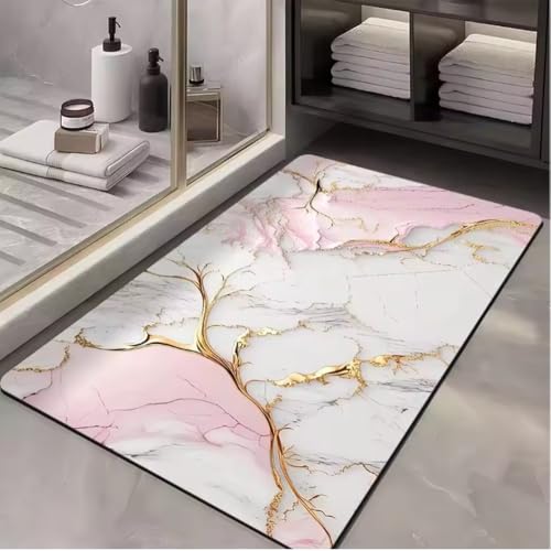 JIAOJING Saugfähiger Stein Badematten Außerhalb Der Dusche Badezimmer Teppich Schnell Trocknender Boden Fußmatte Toilettenteppich Fußmatte Waschbar 160X280Cm JIAOJING Saugfähiger Stein Badematten Außerhalb Der Dusche Badezimmer Teppich Schnell Trocknender Boden Fußmatte Toilettenteppich Fußmatte Waschbar 160X280Cm von JIAOJING