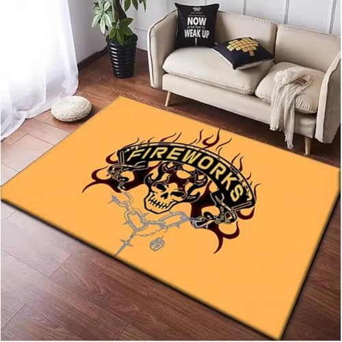 JIAOJING Schädel Dunkler Gothic Print Teppich Tür Fußmatte Weiche Fußmatte rutschfeste Bodenmatte Wohnzimmerteppich Home Decoration Teppiche 100X160Cm JIAOJING Schädel Dunkler Gothic Print Teppich Tür Fußmatte Weiche Fußmatte rutschfeste Bodenmatte Wohnzimmerteppich Home Decoration Teppiche 100X160Cm von JIAOJING