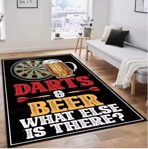 JIAOJING Spielzimmer Dart Teppich Für Wohnzimmer Schlafzimmer Dekorationen Sofa Tisch Teppiche Spielzimmer Bodenmatte Target Alfombra 80X120Cm JIAOJING Spielzimmer Dart Teppich Für Wohnzimmer Schlafzimmer Dekorationen Sofa Tisch Teppiche Spielzimmer Bodenmatte Target Alfombra 80X120Cm von JIAOJING
