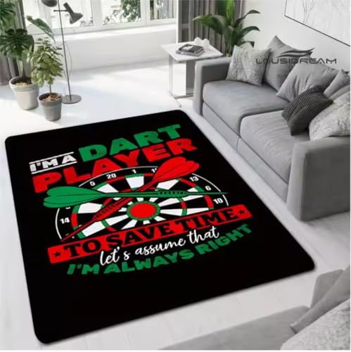 JIAOJING Sport Dart Target Druck Teppich Raum Dekor Niedlicher e Für Wohnzimmer Teppiche Für Schlafzimmer rutschfeste Bodenmatte 60X90Cm JIAOJING Sport Dart Target Druck Teppich Raum Dekor Niedlicher e Für Wohnzimmer Teppiche Für Schlafzimmer rutschfeste Bodenmatte 60X90Cm von JIAOJING