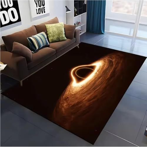 JIAOJING Starry Black HolTeppiche Für Wohnzimmer Dekoration RutschfestTeppiche Hotel Sofa Couchtisch Schlafzimmer Bodenmatte 100X160Cm JIAOJING Starry Black HolTeppiche Für Wohnzimmer Dekoration RutschfestTeppiche Hotel Sofa Couchtisch Schlafzimmer Bodenmatte 100X160Cm von JIAOJING