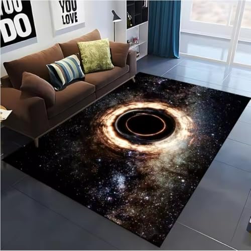 JIAOJING Starry Black HolTeppiche Für Wohnzimmer Dekoration RutschfestTeppiche Hotel Sofa Couchtisch Schlafzimmer Bodenmatte 160X230Cm JIAOJING Starry Black HolTeppiche Für Wohnzimmer Dekoration RutschfestTeppiche Hotel Sofa Couchtisch Schlafzimmer Bodenmatte 160X230Cm von JIAOJING