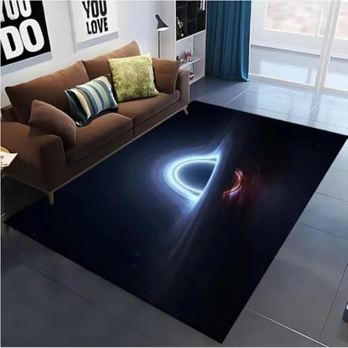 JIAOJING Starry Black HolTeppiche Für Wohnzimmer Dekoration RutschfestTeppiche Hotel Sofa Couchtisch Schlafzimmer Bodenmatte 160X280Cm JIAOJING Starry Black HolTeppiche Für Wohnzimmer Dekoration RutschfestTeppiche Hotel Sofa Couchtisch Schlafzimmer Bodenmatte 160X280Cm von JIAOJING