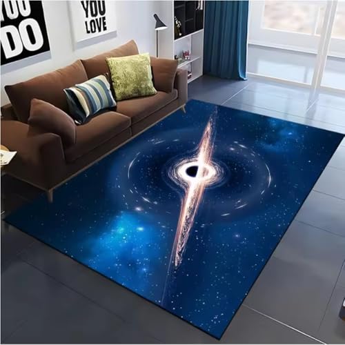 JIAOJING Starry Black HolTeppiche Für Wohnzimmer Dekoration RutschfestTeppiche Hotel Sofa Couchtisch Schlafzimmer Bodenmatte 80X150Cm JIAOJING Starry Black HolTeppiche Für Wohnzimmer Dekoration RutschfestTeppiche Hotel Sofa Couchtisch Schlafzimmer Bodenmatte 80X150Cm von JIAOJING