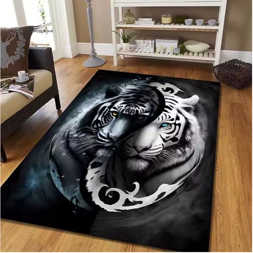 JIAOJING Teppich Falten Beständige rutschfeste Weiche Fußmatten Für Zuhause Wohnzimmer Dekoration Schlafzimmer Küche Bereich Teppiche 160X230Cm von JIAOJING
