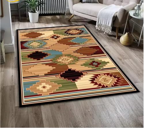 JIAOJING Teppich Nordic Series Area Teppich Für Zuhause Wohnzimmer Schlafzimmer Sofa Fußmatte Küche Dekor rutschfeste Bodenmatte 160X230Cm von JIAOJING