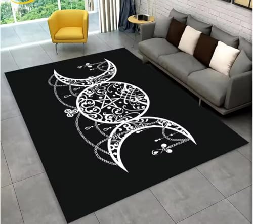 JIAOJING Teppich Ouija Tarot Hexerei Gothic Bereich Teppich Für Wohnzimmer Schlafzimmer Sofa Fußmatte Dekoration rutschfeste Bodenmatte 80X120Cm JIAOJING Teppich Ouija Tarot Hexerei Gothic Bereich Teppich Für Wohnzimmer Schlafzimmer Sofa Fußmatte Dekoration rutschfeste Bodenmatte 80X120Cm von JIAOJING