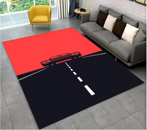 JIAOJING Teppich Racing Sportwagen Bereich Teppich Für Zuhause Wohnzimmer Schlafzimmer Sofa Fußmatte Dekorküche rutschfeste Bodenmatte 50X80Cm JIAOJING Teppich Racing Sportwagen Bereich Teppich Für Zuhause Wohnzimmer Schlafzimmer Sofa Fußmatte Dekorküche rutschfeste Bodenmatte 50X80Cm von JIAOJING