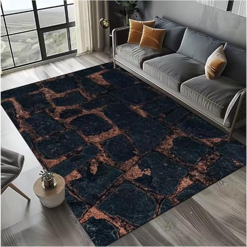 JIAOJING Teppich Ziegel Stein Gebäude Wand Originalität Teppich Für Wohnzimmer Schlafzimmer Wohnkultur rutschfest Für Sofa Fußmatte 120X160Cm JIAOJING Teppich Ziegel Stein Gebäude Wand Originalität Teppich Für Wohnzimmer Schlafzimmer Wohnkultur rutschfest Für Sofa Fußmatte 120X160Cm von JIAOJING
