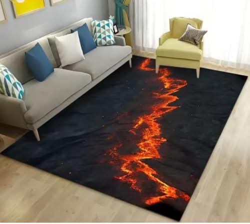 JIAOJING Vulkanischer Lavateppich Wohnzimmer rutschfeste Bodenmatte Couchtisch Bereich Teppiche Für Schlafzimmer Teppiche 160X230Cm JIAOJING Vulkanischer Lavateppich Wohnzimmer rutschfeste Bodenmatte Couchtisch Bereich Teppiche Für Schlafzimmer Teppiche 160X230Cm von JIAOJING