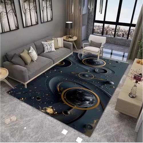 JIAOJING Weltraum Astronaut Teppich Für Wohnzimmer Küche Schlafzimmer Dekorative Matte Home Creative Dekoration Teppich 100X160Cm von JIAOJING