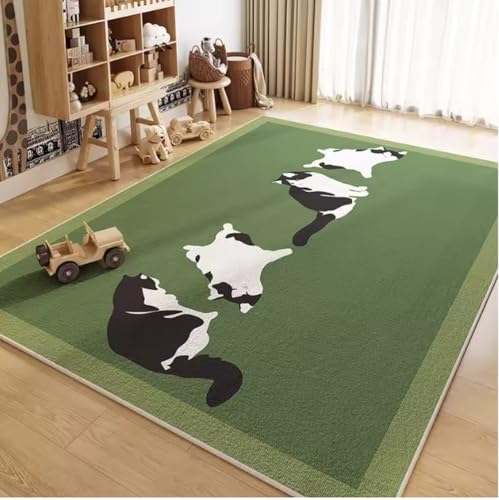 JIAOJING Zimmer Teppich Für Wohnzimmer Arbeitszimmer Spielzeug Lesebereich Baby Krabbelmatte Schlafzimmer Spielmaschine Waschbarer Boden Weicher Teppich 140X200Cm JIAOJING Zimmer Teppich Für Wohnzimmer Arbeitszimmer Spielzeug Lesebereich Baby Krabbelmatte Schlafzimmer Spielmaschine Waschbarer Boden Weicher Teppich 140X200Cm von JIAOJING