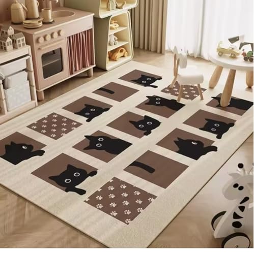 JIAOJING Zimmer Teppich Für Wohnzimmer Arbeitszimmer Spielzeug Lesebereich Baby Krabbelmatte Schlafzimmer Spielmaschine Waschbarer Boden Weicher Teppich 80X150Cm JIAOJING Zimmer Teppich Für Wohnzimmer Arbeitszimmer Spielzeug Lesebereich Baby Krabbelmatte Schlafzimmer Spielmaschine Waschbarer Boden Weicher Teppich 80X150Cm von JIAOJING
