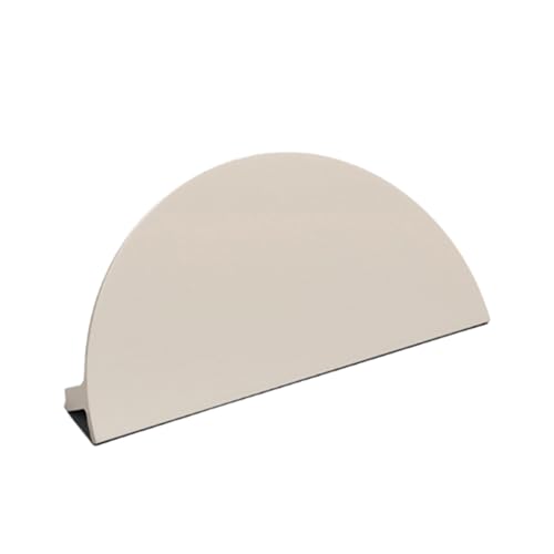 1 Stück Schrankgriff Halbkreis Schubladenknöpfe Halbmond Schubladengriff Aluminium dekorative Tür Kleiderschrank Bücherschrank Lochabstand 128mm (gray) von JIAOLUN123