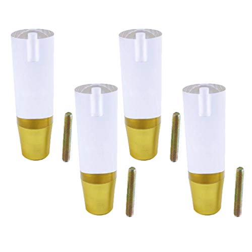 4 Stück Acryl MöbelBeine MöbelFüße Klarglas DIY Ersatz Füße für Bücherregal Tisch Schrank Sofa Füße(10cm) von JIAOLUN123