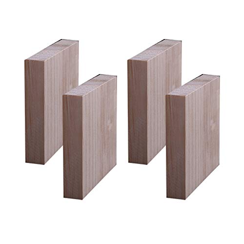 4 Stück Möbelbeine Holz Home MÖBEL Riser Möbelfüße Quadratisches Erhöhen Sie Die Möbelhöhe,Möbelerhöher,Erhöhung Für Möbel,Holztisch Schreibtisch Betterhöhung(7 * 7 * 2.0cm) von JIAOLUN123