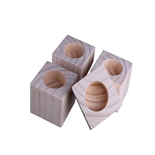 4 Stück Möbelbeine Holz Home MÖBEL Riser Möbelfüße Quadratisches Rundes Loch Erhöhen Sie Die Möbelhöhe,Möbelerhöher,Erhöhung Für Möbel,Holztisch Schreibtisch Betterhöhung(5cmInner diameter 4cm) von JIAOLUN123