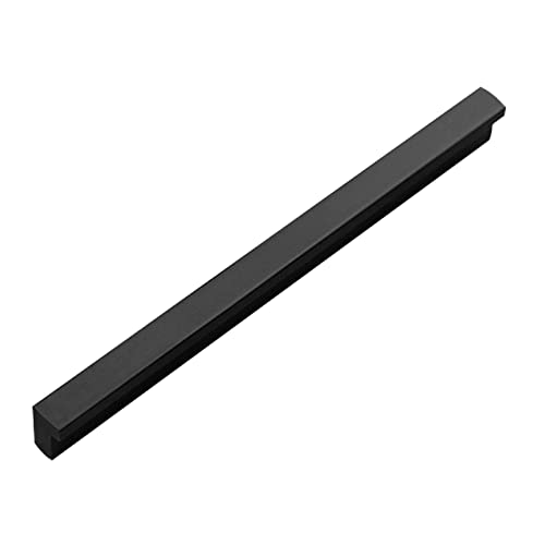 Schrankgriff Schwarz Möbelgriffe L Form Küchenschrank Schrank Türgriff Aluminiumlegierung Zugknöpfe Kommode Schubladengriff Stangengriff Küchenschrank Ziehgriffe Knauf (Hole distance 96mm) von JIAOLUN123