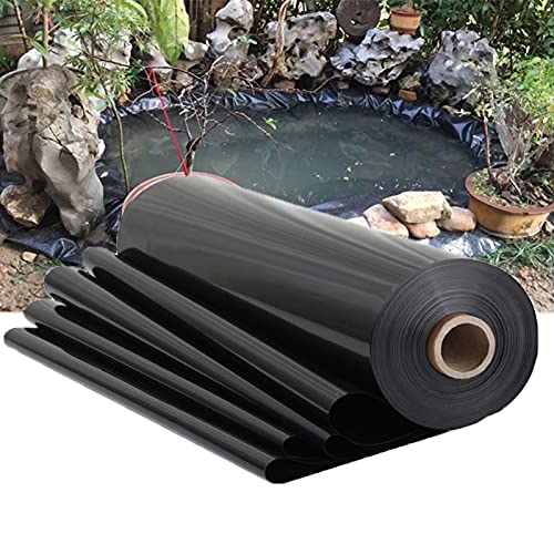 Teichfolien Fisch und Pflanzenfreundlich Teichfolie Schwarz Teichplane Dicke 0.2mm Teichmembran Fountain Teichleiner Teichhäute Liner Wasserdichtes Futter Tuch Für Garten,Schwimmteich (1×3m) von JIAOLUN123