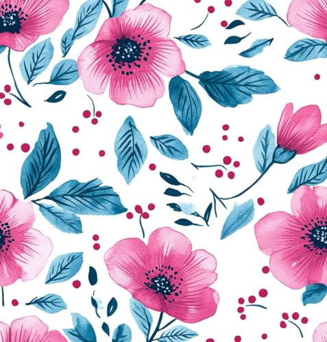 Klebefolie Möbelfolie Tapete Aquarell Rosa Blumen Poeny Blumen einfach anzubringen Klebefolie Möbel Tapete Kinderzimmer Muster Dekofolie Möbelfolie Selbstklebend Wand Tapeten Wohnzimmer Schrankfolie Klebefolie Möbelfolie Tapete Aquarell Rosa Blumen Poeny Blumen einfach anzubringen Klebefolie Möbel Tapete Kinderzimmer Muster Dekofolie Möbelfolie Selbstklebend Wand Tapeten Wohnzimmer Schrankfolie von JIAOQSS
