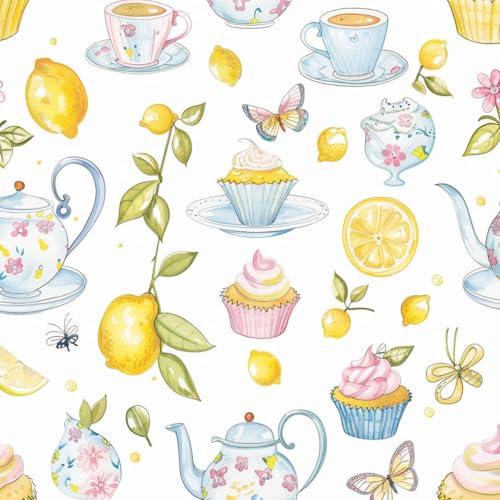 Klebefolie Möbelfolie Tapete Zitrone Teekanne Tasse Cartoon einfach anzubringen Klebefolie Möbel Muster Tapeten Klebetapete Vinyl Wrap Wandtapete Wohnzimmer Schlafzimmer Möbelfolie Bunt Wasserdicht Klebefolie Möbelfolie Tapete Zitrone Teekanne Tasse Cartoon einfach anzubringen Klebefolie Möbel Muster Tapeten Klebetapete Vinyl Wrap Wandtapete Wohnzimmer Schlafzimmer Möbelfolie Bunt Wasserdicht von JIAOQSS