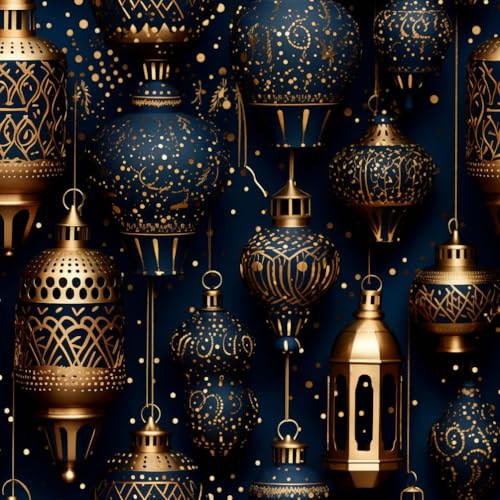 JIAOQSS Tapete die selbstklebt Retro Laterne Blau Gold Arabische Laterne Mustertapete Muster Tapeten Klebetapete Vinyl Wrap Wandtapete Wohnzimmer Schlafzimmer Möbelfolie Bunt Wasserdicht Wallpaper JIAOQSS Tapete die selbstklebt Retro Laterne Blau Gold Arabische Laterne Mustertapete Muster Tapeten Klebetapete Vinyl Wrap Wandtapete Wohnzimmer Schlafzimmer Möbelfolie Bunt Wasserdicht Wallpaper von JIAOQSS