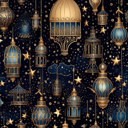 JIAOQSS Selbstklebende Tapete Retro Laterne Blau Gold Arabische Laterne Kontaktpapier Wandtapete Klebefolie Möbel Wasserdichte Klebetapete Wohnzimmer Schlafzimmer Möbelfolie Dekor JIAOQSS Selbstklebende Tapete Retro Laterne Blau Gold Arabische Laterne Kontaktpapier Wandtapete Klebefolie Möbel Wasserdichte Klebetapete Wohnzimmer Schlafzimmer Möbelfolie Dekor von JIAOQSS
