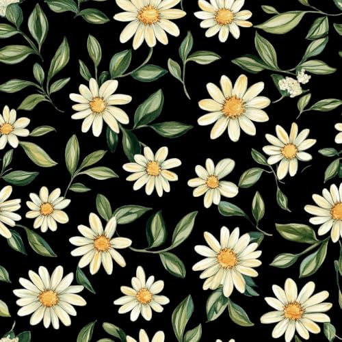 Selbstklebende Tapete Schwarzes Gänseblümchen Blumen Vintage Blumen Kontaktpapier Klebefolie Möbel Dekorfolie Selbstklebend Küche Klebetapete Muster Tapeten Wassdicht DIY Wohnzimmer Wandtapete Selbstklebende Tapete Schwarzes Gänseblümchen Blumen Vintage Blumen Kontaktpapier Klebefolie Möbel Dekorfolie Selbstklebend Küche Klebetapete Muster Tapeten Wassdicht DIY Wohnzimmer Wandtapete von JIAOQSS