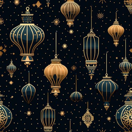 Abziehbare Tapete Retro Laterne Blau Gold Arabische Laterne Kontaktpapier Klebefolie Muster Möbelfolie Selbstklebend Möbelaufkleber Wasserdichte Klebetapete Vinyl Folie für Möbel Wand Schrank Küche Abziehbare Tapete Retro Laterne Blau Gold Arabische Laterne Kontaktpapier Klebefolie Muster Möbelfolie Selbstklebend Möbelaufkleber Wasserdichte Klebetapete Vinyl Folie für Möbel Wand Schrank Küche von JIAOQSS