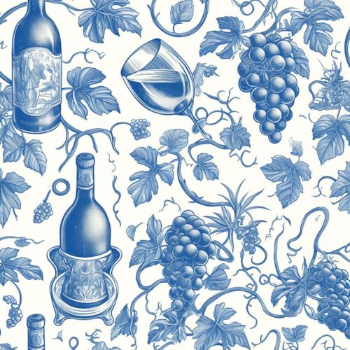 Klebefolie Möbelfolie Tapete Modernes Weinglas mit Linienzeichnung einfach anzubringen Klebefolie Möbel Tapete Kinderzimmer Muster Dekofolie Möbelfolie Selbstklebend Wand Tapeten Wohnzimmer Schrankfo von JIAOQSS