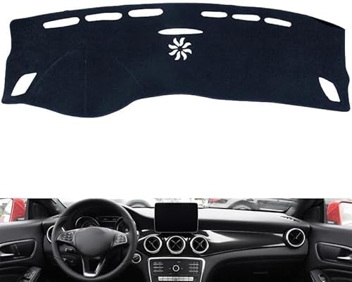 JIAQINF Armaturenbrett-Abdeckung für Benz CLA C117 2013~2019, Dash Teppich Matte Anti-Rutsch Instrument Panel Teppiche Armaturenbrett-Matte. JIAQINF Armaturenbrett-Abdeckung für Benz CLA C117 2013~2019, Dash Teppich Matte Anti-Rutsch Instrument Panel Teppiche Armaturenbrett-Matte. von JIAQINF