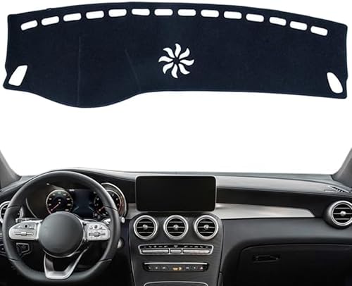 JIAQINF Armaturenbrett-Abdeckung für Benz GLC Class Coupe X253 C253 GLC300 200 220 2016~2020, Dash Teppich Matte Anti-Rutsch Instrument Panel Teppiche Armaturenbrett-Matte. JIAQINF Armaturenbrett-Abdeckung für Benz GLC Class Coupe X253 C253 GLC300 200 220 2016~2020, Dash Teppich Matte Anti-Rutsch Instrument Panel Teppiche Armaturenbrett-Matte. von JIAQINF