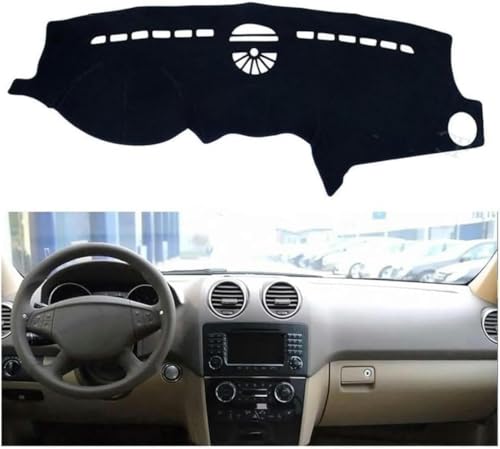 JIAQINF Armaturenbrett-Abdeckung für Benz M Klasse W164 2006-2011, Dash Teppich Matte Anti-Rutsch Instrument Panel Teppiche Armaturenbrett-Matte. JIAQINF Armaturenbrett-Abdeckung für Benz M Klasse W164 2006-2011, Dash Teppich Matte Anti-Rutsch Instrument Panel Teppiche Armaturenbrett-Matte. von JIAQINF
