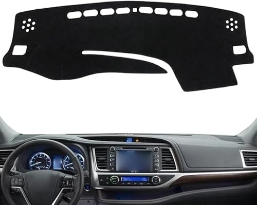 JIAQINF Armaturenbrett-Abdeckung für Highlander XU50 Kluger 2014~2019, Dash Teppich Matte Anti-Rutsch Instrument Panel Teppiche Armaturenbrett-Matte. JIAQINF Armaturenbrett-Abdeckung für Highlander XU50 Kluger 2014~2019, Dash Teppich Matte Anti-Rutsch Instrument Panel Teppiche Armaturenbrett-Matte. von JIAQINF