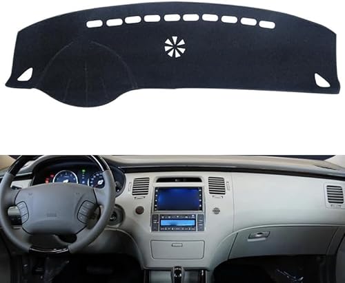 JIAQINF Armaturenbrett-Abdeckung für Hyundai Grandeur Azera 2006-2011, Dash Teppich Matte Anti-Rutsch Instrument Panel Teppiche Armaturenbrett-Matte. JIAQINF Armaturenbrett-Abdeckung für Hyundai Grandeur Azera 2006-2011, Dash Teppich Matte Anti-Rutsch Instrument Panel Teppiche Armaturenbrett-Matte. von JIAQINF