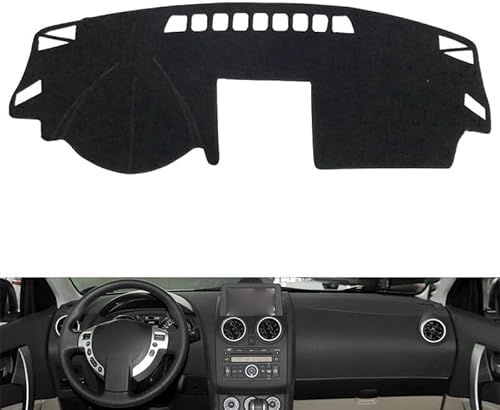 JIAQINF Armaturenbrett-Abdeckung für Nissan Dualis Qashqai J10 2007-2013, Dash Teppich Matte Anti-Rutsch Instrument Panel Teppiche Armaturenbrett-Matte. JIAQINF Armaturenbrett-Abdeckung für Nissan Dualis Qashqai J10 2007-2013, Dash Teppich Matte Anti-Rutsch Instrument Panel Teppiche Armaturenbrett-Matte. von JIAQINF