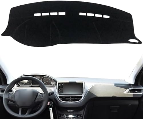 JIAQINF Armaturenbrett-Abdeckung für Peugeot 2008 2013~2019, Dash Teppich Matte Anti-Rutsch Instrument Panel Teppiche Armaturenbrett-Matte. JIAQINF Armaturenbrett-Abdeckung für Peugeot 2008 2013~2019, Dash Teppich Matte Anti-Rutsch Instrument Panel Teppiche Armaturenbrett-Matte. von JIAQINF