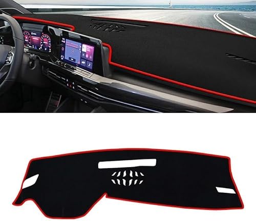 JIAQINF Armaturenbrett-Abdeckung für VW Golf 8 MK8 R GTI R Line 2020-2023, Dash Teppich Matte Anti-Rutsch Instrument Panel Teppiche Armaturenbrett-Matte. JIAQINF Armaturenbrett-Abdeckung für VW Golf 8 MK8 R GTI R Line 2020-2023, Dash Teppich Matte Anti-Rutsch Instrument Panel Teppiche Armaturenbrett-Matte. von JIAQINF