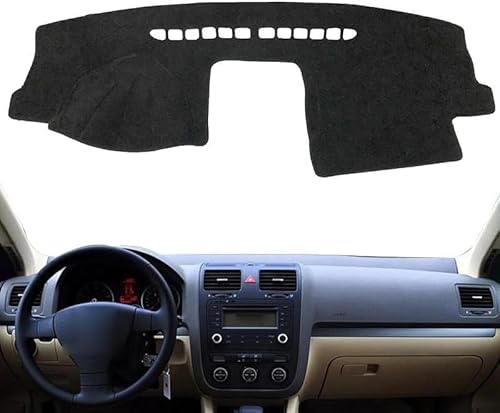 JIAQINF Armaturenbrett-Abdeckung für VW Jetta 5 A5 MK5 2005-2011, Dash Teppich Matte Anti-Rutsch Instrument Panel Teppiche Armaturenbrett-Matte. JIAQINF Armaturenbrett-Abdeckung für VW Jetta 5 A5 MK5 2005-2011, Dash Teppich Matte Anti-Rutsch Instrument Panel Teppiche Armaturenbrett-Matte. von JIAQINF