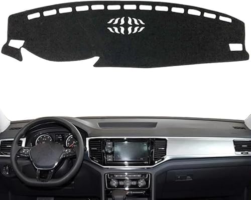 JIAQINF Armaturenbrett-Abdeckung für VW Teramont Atlas 2017-2019, Dash Teppich Matte Anti-Rutsch Instrument Panel Teppiche Armaturenbrett-Matte. JIAQINF Armaturenbrett-Abdeckung für VW Teramont Atlas 2017-2019, Dash Teppich Matte Anti-Rutsch Instrument Panel Teppiche Armaturenbrett-Matte. von JIAQINF