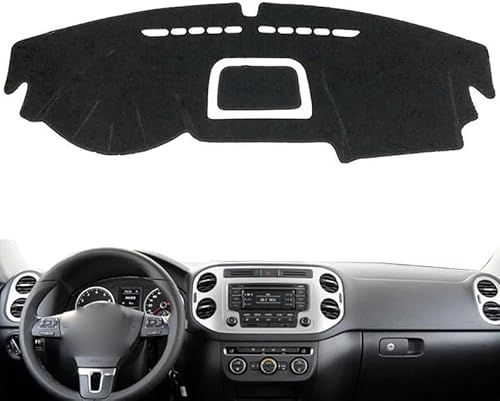 JIAQINF Armaturenbrett-Abdeckung für VW Tiguan MK1 2008~2016, Dash Teppich Matte Anti-Rutsch Instrument Panel Teppiche Armaturenbrett-Matte. JIAQINF Armaturenbrett-Abdeckung für VW Tiguan MK1 2008~2016, Dash Teppich Matte Anti-Rutsch Instrument Panel Teppiche Armaturenbrett-Matte. von JIAQINF