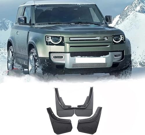 JIAQINF Auto Kotflügel Für Land Rover Defender 90 110 L663 2020-2023, Auto Front Heck Spritzschutz Abdeckung, Langlebiges Kratzfestes Kotflügel Schmutzfänger JIAQINF Auto Kotflügel Für Land Rover Defender 90 110 L663 2020-2023, Auto Front Heck Spritzschutz Abdeckung, Langlebiges Kratzfestes Kotflügel Schmutzfänger von JIAQINF